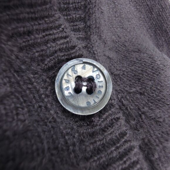 ZADIG & VOLTAIRE 100% Cashmere Art is Truth Crew Sweater Medium Quiet Luxury - Picture 7 of 8